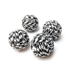 Set of 4 Ungimmicked Airey Balls - Zebra